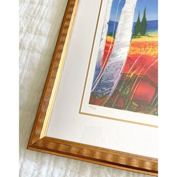 Emile Bellet Symphonie Champetre Print Art Signed & Numbered Matted Framed - Picture 5 of 5